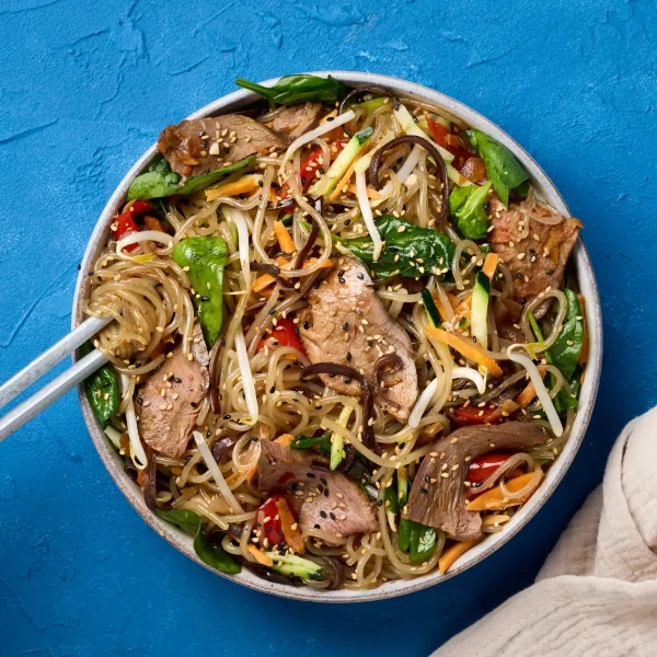 Japchae boeuf