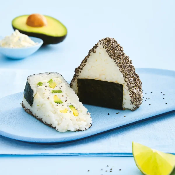 Onigiri avocat cheese chia