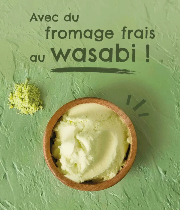 Visuel cream cheese wasabi